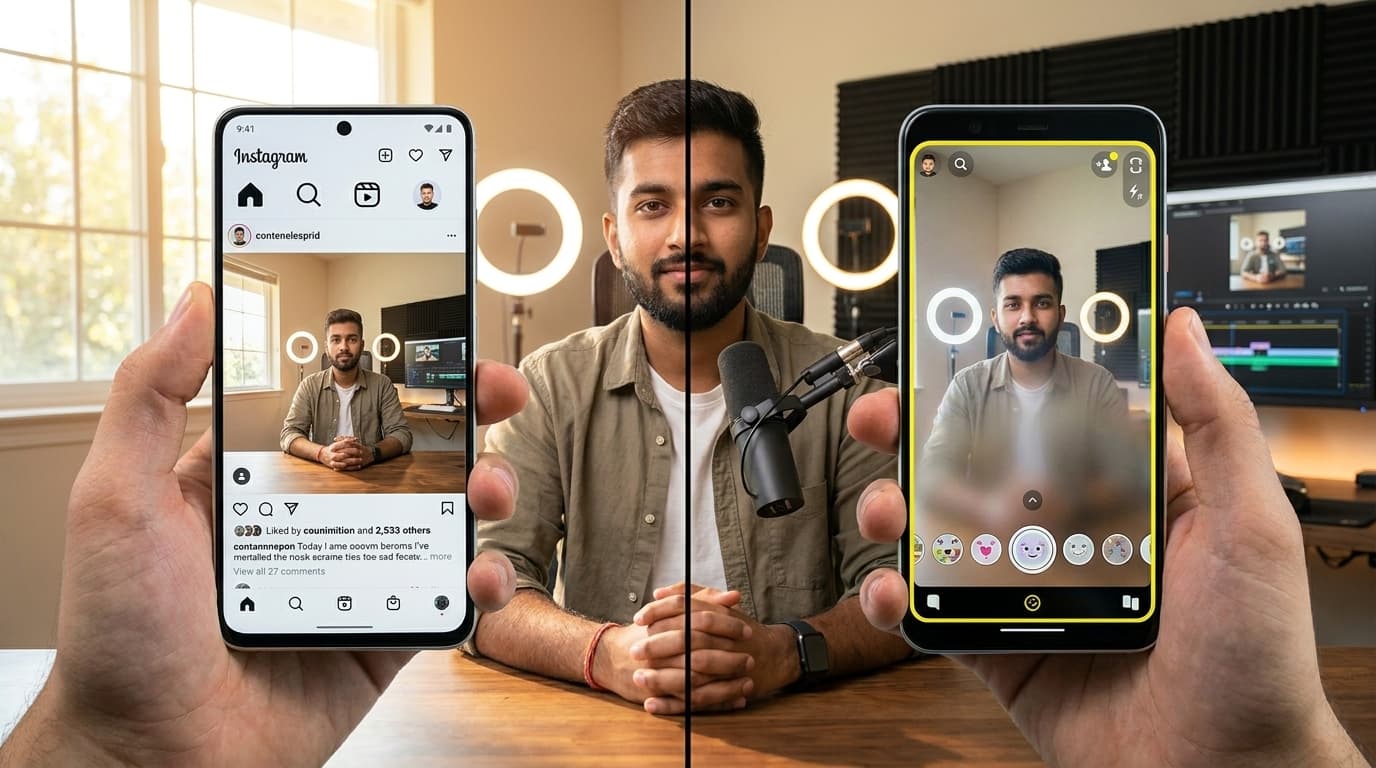 Instagram vs Snapchat: Best Social App for Creators in 2026